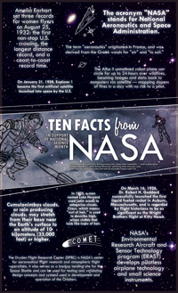 Ten Facts from NASA in Honor of National Science Month - Engineering Infographic Ten Facts from NASA in Honor of National Science Month - Engineering Infographic